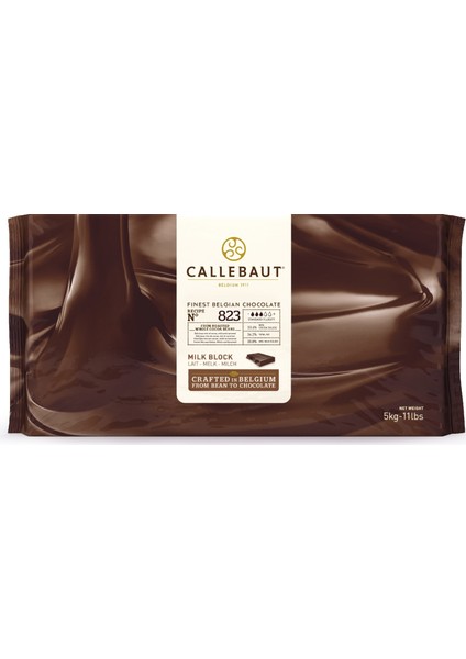 823 Sütlü Blok Çikolata 5 Kg
