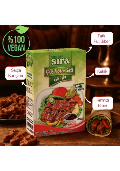 Çiğ Köfte Seti (Etli) fiyatları