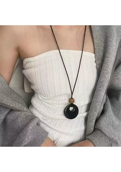 Yeni Ekleme Japonya ve Güney Kore Kolye Tasarım Duygusu Gelişmiş Hafif Lüks Niş Zinciri, Kadın Kolye (Yurt Dışından)