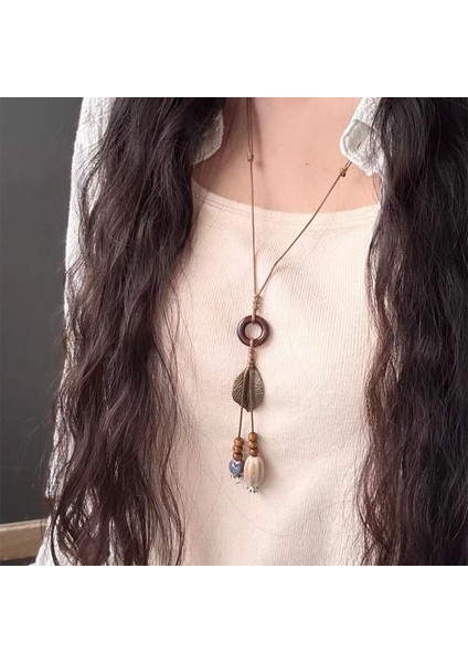 Yeni Perçin Metal Deri Yaka Crockpunk Aşk Kız Kültür Niş Kolye (Yurt Dışından)