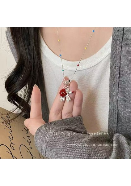 Yeni Ekleme Japonya ve Güney Kore Kolye Tasarım Duygusu Gelişmiş Hafif Lüks Niş Zinciri, Kadın Kolye (Yurt Dışından)