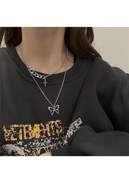 Yeni Kolye Niş Tasarım Birinci Sınıf Mizaç Duygusu Basit Zinciri Çok Yönlü Basit Hafif Lüks Kolye (Yurt Dışından)