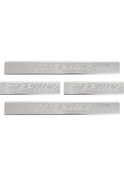 Dacia Stepway Uyumlu 2009-2020 Krom Kapı Eşiği 4 Parça Paslanmaz Çelik fiyatları