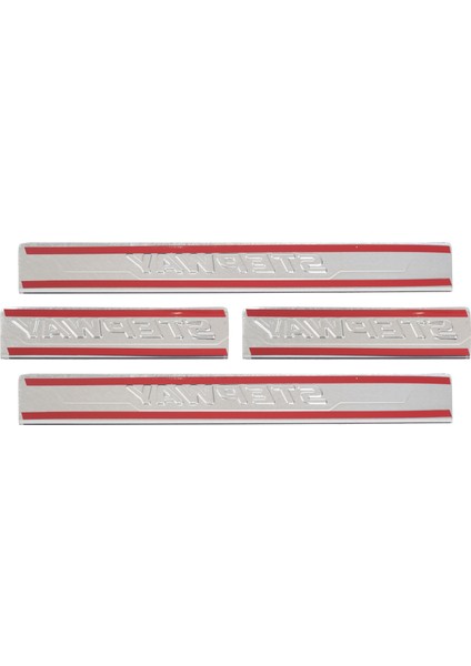 Dacia Stepway Uyumlu 2009-2020 Krom Kapı Eşiği 4 Parça Paslanmaz Çelik fırsatları