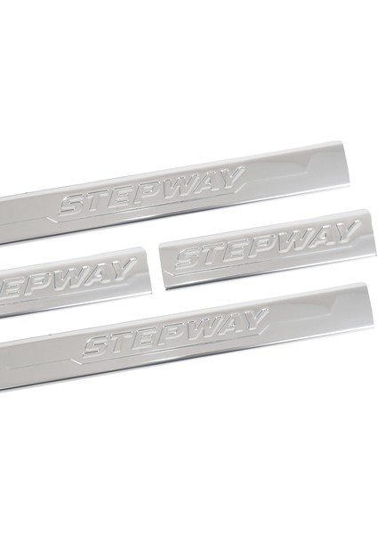 Dacia Stepway Uyumlu 2009-2020 Krom Kapı Eşiği 4 Parça Paslanmaz Çelik indirimleri