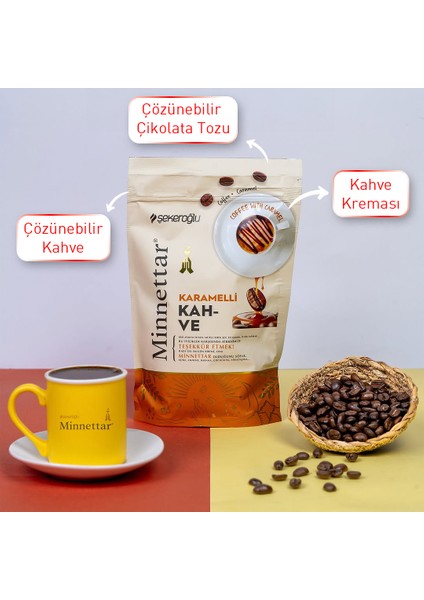 Minnettar Karamelli Kahve 165 Gr indirimleri
