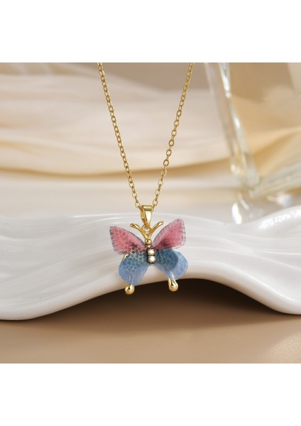 Yeni Kıdemli Işık Duygusu Lüks Titanyum Çelik Kolye Kadın Niş Tasarım Baharatlı Kız Inci Zinciri Moda Yüz Aksesuarları ile (Yurt Dışından)