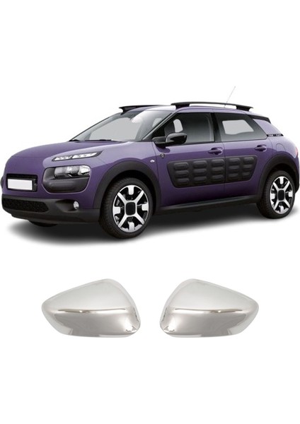 Citroen Cactus Uyumlu 2014 Ve Üzeri Ayna Kapağı 2 Parça Abs Krom Kaplama fiyatları