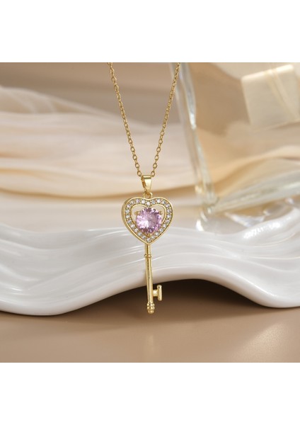 Yeni Kıdemli Işık Duygusu Lüks Titanyum Çelik Kolye Kadın Niş Tasarım Baharatlı Kız Inci Zinciri Moda Yüz Aksesuarları ile (Yurt Dışından)