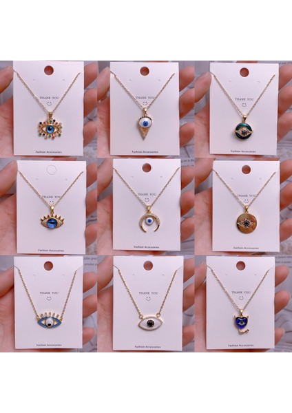 Yeni Çelik Zinciri Dönen Kolye Kolye Kadın Basit Yüz Aksesuarlı Hafif Lüks (Yurt Dışından)