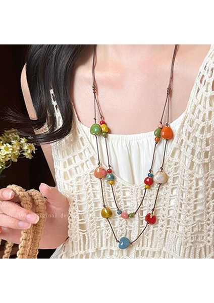 Yeni Geometrik Niş Kolye Yüksek Tasarım Moda Ins Mizaç Kolye Aksesuarları (Yurt Dışından)