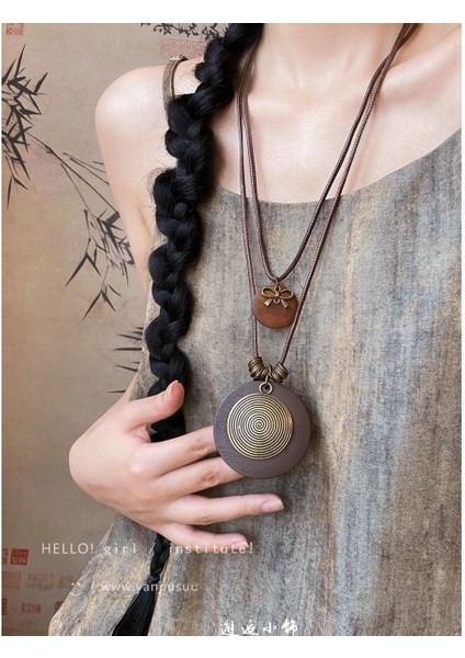 Yeni Perçin Metal Deri Yaka Crockpunk Aşk Kız Kültür Niş Kolye (Yurt Dışından)