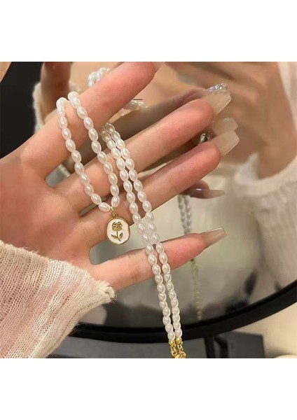 Yeni Perçin Metal Deri Yaka Crockpunk Aşk Kız Kültür Niş Kolye (Yurt Dışından)