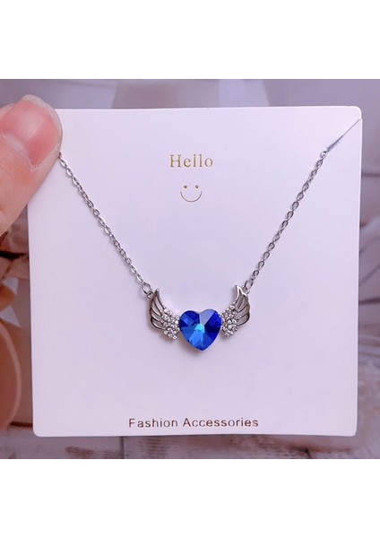 Yeni Bakır Kaplama Mikro-Set Zirkon Metin Tasarımı Moda Basit ve Çok Yönlü Kolye Ucu Kolye (Yurt Dışından)