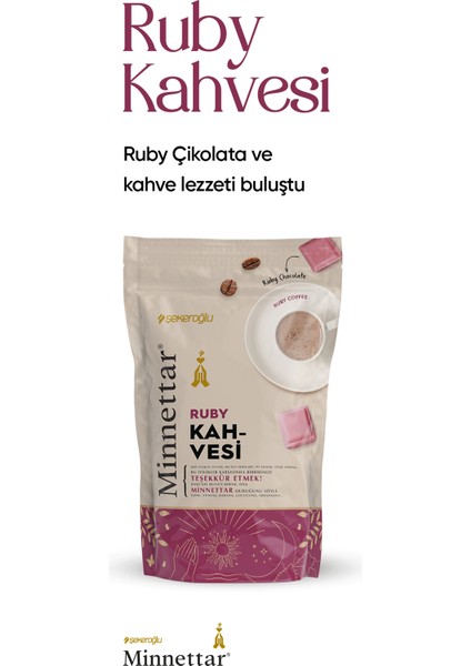 Minnettar Ruby Çikolatalı Kahve 165 Gr indirimleri
