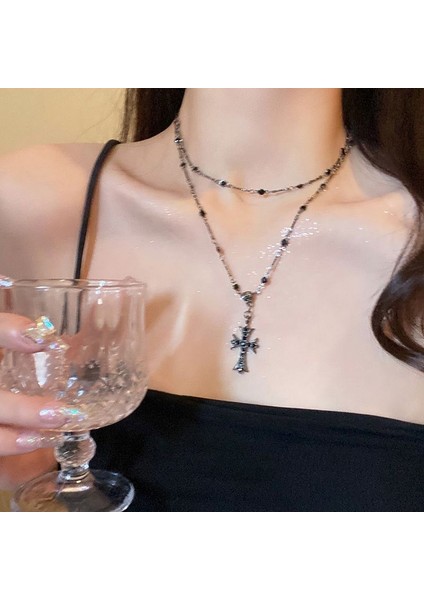 Yeni Ekleme Japonya ve Güney Kore Kolye Tasarım Duygusu Gelişmiş Hafif Lüks Niş Zinciri, Kadın Kolye (Yurt Dışından)