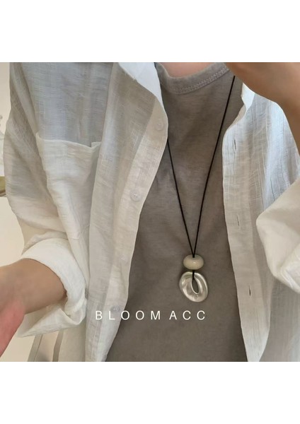 Yeni Perçin Metal Deri Yaka Crockpunk Aşk Kız Kültür Niş Kolye (Yurt Dışından)