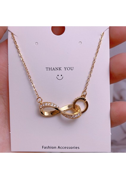 Yeni Özel Titanyum Çelik Zinciri Geometrik Tasarım Kolye Kadın Kolye Işık Lüks Niş Yüksek Kaliteli Aksesuarlar (Yurt Dışından)