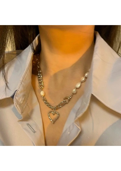 Yeni Kolye Niş Tasarım Birinci Sınıf Mizaç Duygusu Basit Zinciri Çok Yönlü Basit Hafif Lüks Kolye (Yurt Dışından)