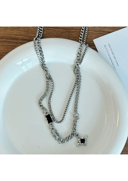 Yeni Kolye Niş Tasarım Birinci Sınıf Mizaç Duygusu Basit Zinciri Çok Yönlü Basit Hafif Lüks Kolye (Yurt Dışından)