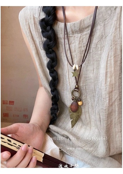 Yeni Ekleme Japonya ve Güney Kore Kolye Tasarım Duygusu Gelişmiş Hafif Lüks Niş Zinciri, Kadın Kolye (Yurt Dışından)