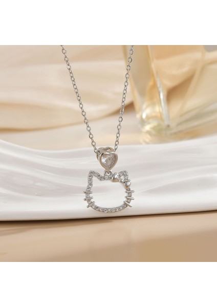 Yeni Avrupa ve Amerika Birleşik Devletleri Moda Lüks Niş Mücevher Deniz Dünyası Kolye Bakır Kaplama 18K Kolye Titanyum Çelik Zinciri (Yurt Dışından)