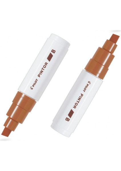 Pılot Pintor (B) Kesik Uç Kahverengi ( Iki Adet )