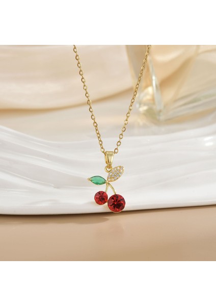 Yeni Titanyum Çelik Premium Niş Tasarım Kolye Duygusu Gelgit Modası Basit Mizaç Rengini Kaybetmez Zinciri (Yurt Dışından)