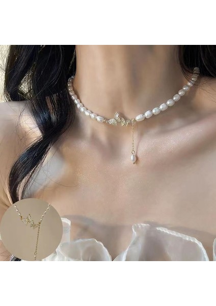 Yeni Retro Bohem Kolye Hong Kong Tadı Seramik Kolye Kolye Kadın Yeni Etnik Kolye Uzun Bölüm (Yurt Dışından)