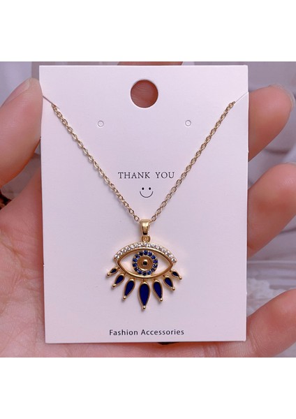 Yeni Çelik Zinciri Dönen Kolye Kolye Kadın Basit Yüz Aksesuarlı Hafif Lüks (Yurt Dışından)