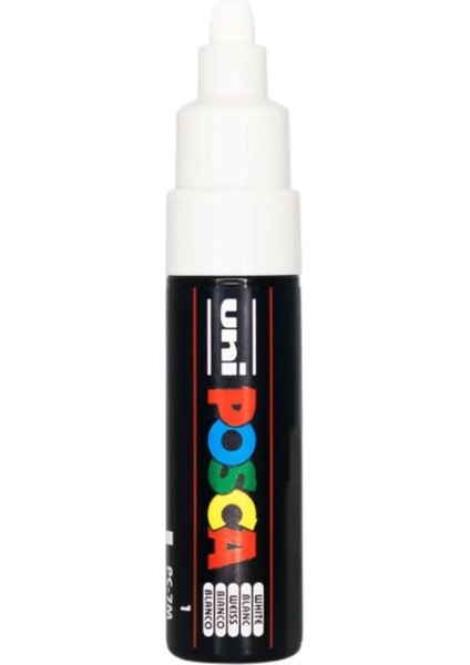 ball Posca (4.5-5.5) Su Bazlı Poster Markörü Beyaz (Uni-Pc-7m) fırsatları