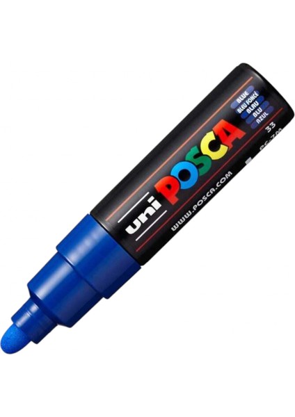ball Posca (4.5-5.5) Su Bazlı Poster Markörü Mavi (Uni-Pc-7m)