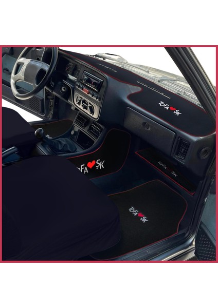 Tofaş Şahin Doğan Kartal Oto Paspas & Yüksek Torpido Halısı & Sehpa Örtüsü & Vites Konsol Koruması fiyatları