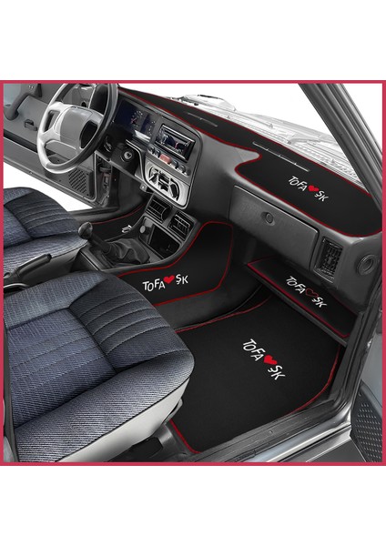 Tofaş Şahin Doğan Kartal Oto Paspas & Yüksek Torpido Halısı & Sehpa Örtüsü & Vites Konsol Koruması modelleri