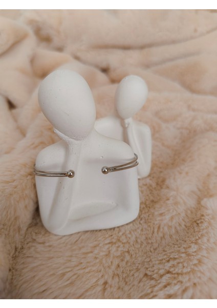 Zirkon Taşlı Çelik Kelebek Detaylı Ayarlanabilir Kelepçe fırsatları