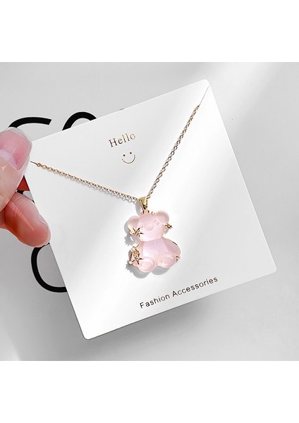 Yeni Özel Titanyum Çelik Zinciri Geometrik Tasarım Kolye Kadın Kolye Işık Lüks Niş Yüksek Kaliteli Aksesuarlar (Yurt Dışından)