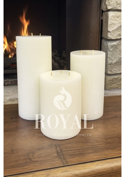 Büyük Blok Mum Seti Çap 20 cm Boylar 30 x 40 x 50 cm fiyatları