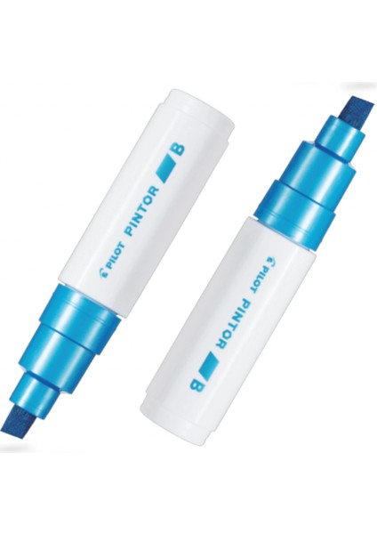 Pılot Pintor (B) Kesik Uç Metalik Mavi ( Iki Adet )