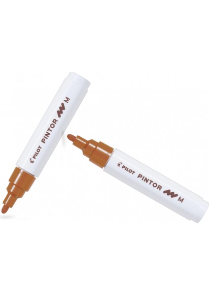 Pılot Pintor (M) Yuvarlak Uç Kahverengi ( Iki Adet )