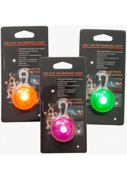 Led Klipsli İşaret Işığı – Renkli, Taşınabilir, Pilli Güvenlik Lambası modelleri