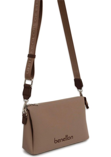 United Colors Of Benetton BNT_1671 17X23X9 Omuz Vizon Kadın Çanta