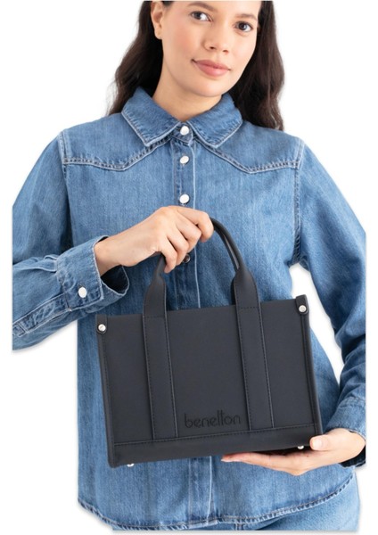 United Colors Of Benetton BNT_1670 19X27X10 Omuz Siyah Kadın Çanta