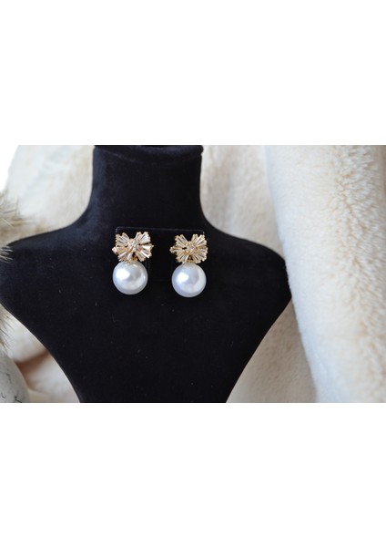 Çelik Inci Detaylı Gold Küpe fiyatları