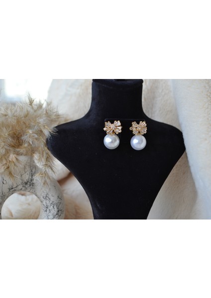 Çelik Inci Detaylı Gold Küpe fırsatları