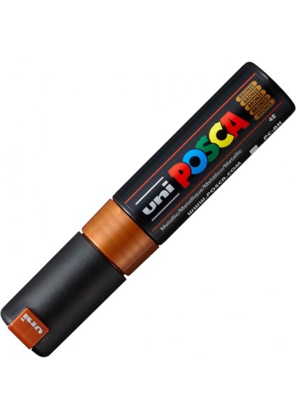 ball Posca 0.8 Su Bazlı Poster Markörü Bronz (Uni-Pc-8k)