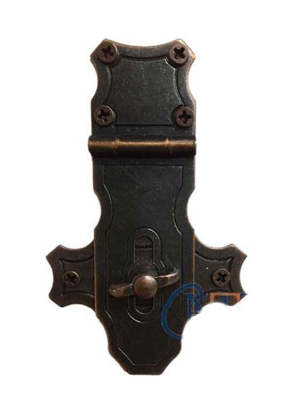 Dekoratif Anahtarlı Sandık Askısı - 40X65MM, Oksit, 100 Adet fiyatları