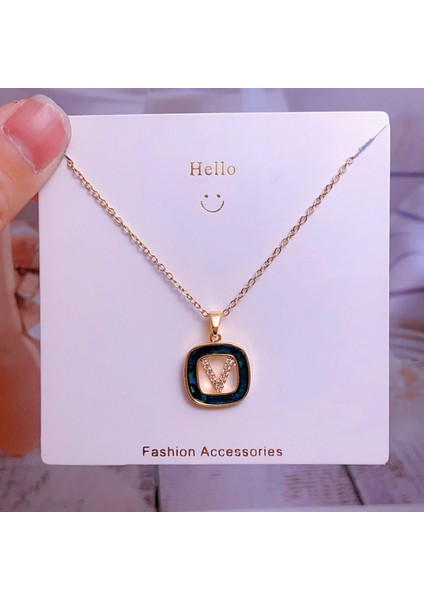 Yeni Avrupa ve Amerika Birleşik Devletleri Moda Lüks Niş Mücevher Deniz Dünyası Kolye Bakır Kaplama 18K Kolye Titanyum Çelik Zinciri (Yurt Dışından)