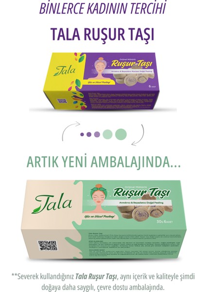 6 Adet Iran Ruşur Taşı Mühürlü Doğal Peeling (Iran Hamam Taşı) fiyatları