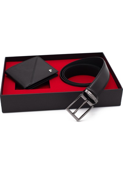 Deri Cüzdan & Kemer Ikili Set PC2209K-2044C2G