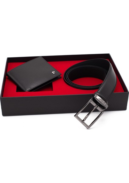 Deri Cüzdan & Kemer Ikili Set PC2209K-3664F2I